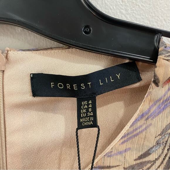 Forest Lily | Knot Waist High/Low Hem Dress Size 4 - Picture 3 of 15